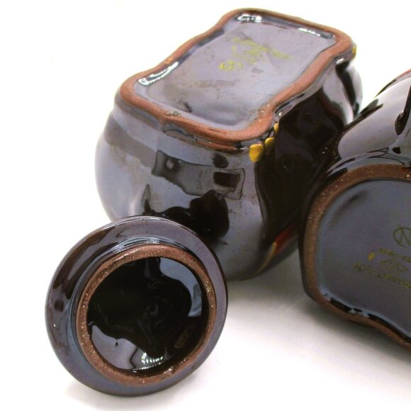 Vintage Elephant Boy Creamer Sugar Bowl Set Boy Figurine Lid Made In Japan - Picture 4 of 7